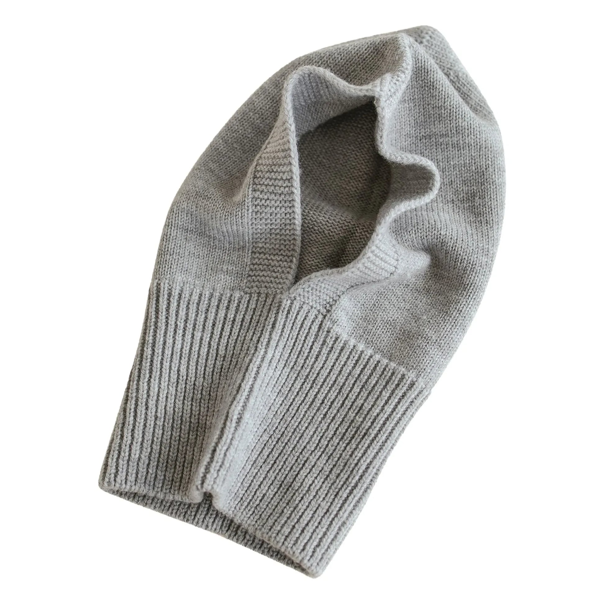 Hvid - Eddy Merino wool balaclava | Grey
