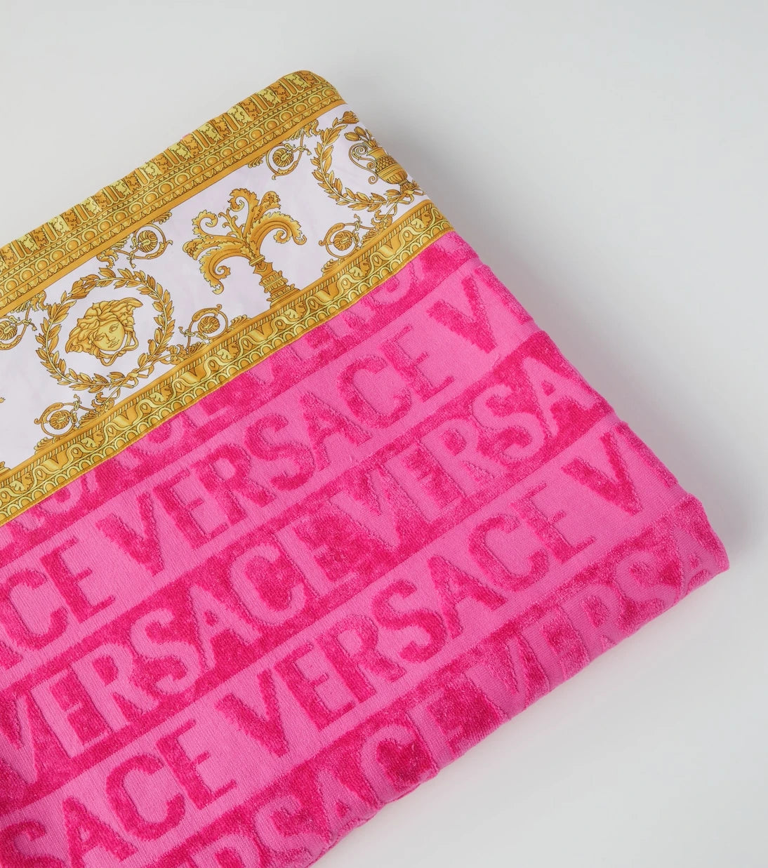 Versace Home - Versace Allover cotton terry beach towel