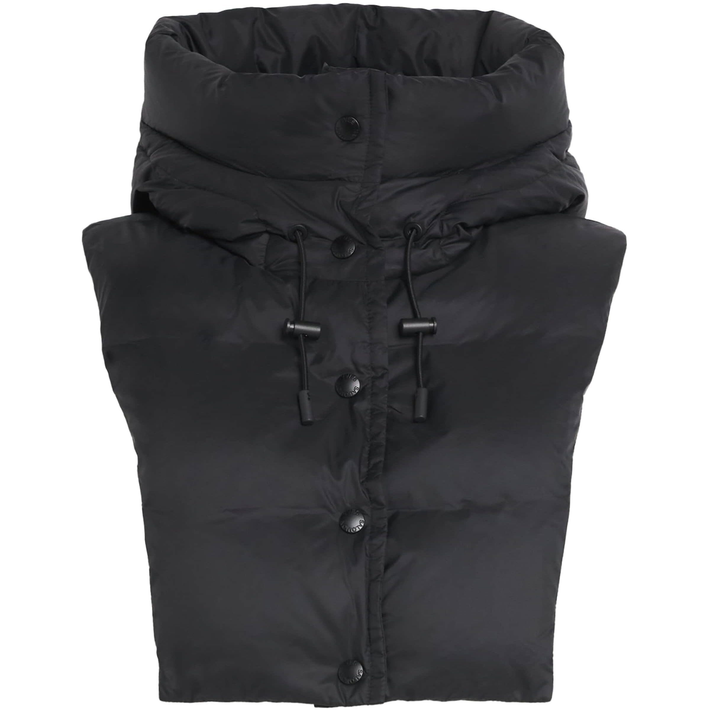 Yves Salomon Black Down Padded Technical Hood