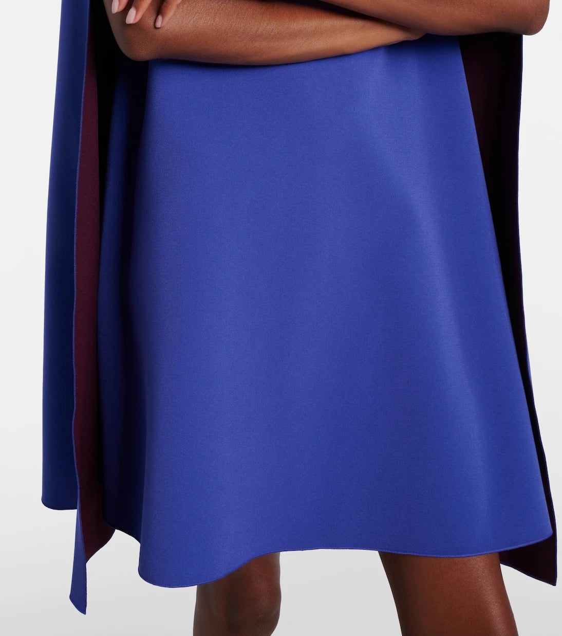 Roksanda - Twiggy caped crêpe cocktail dress