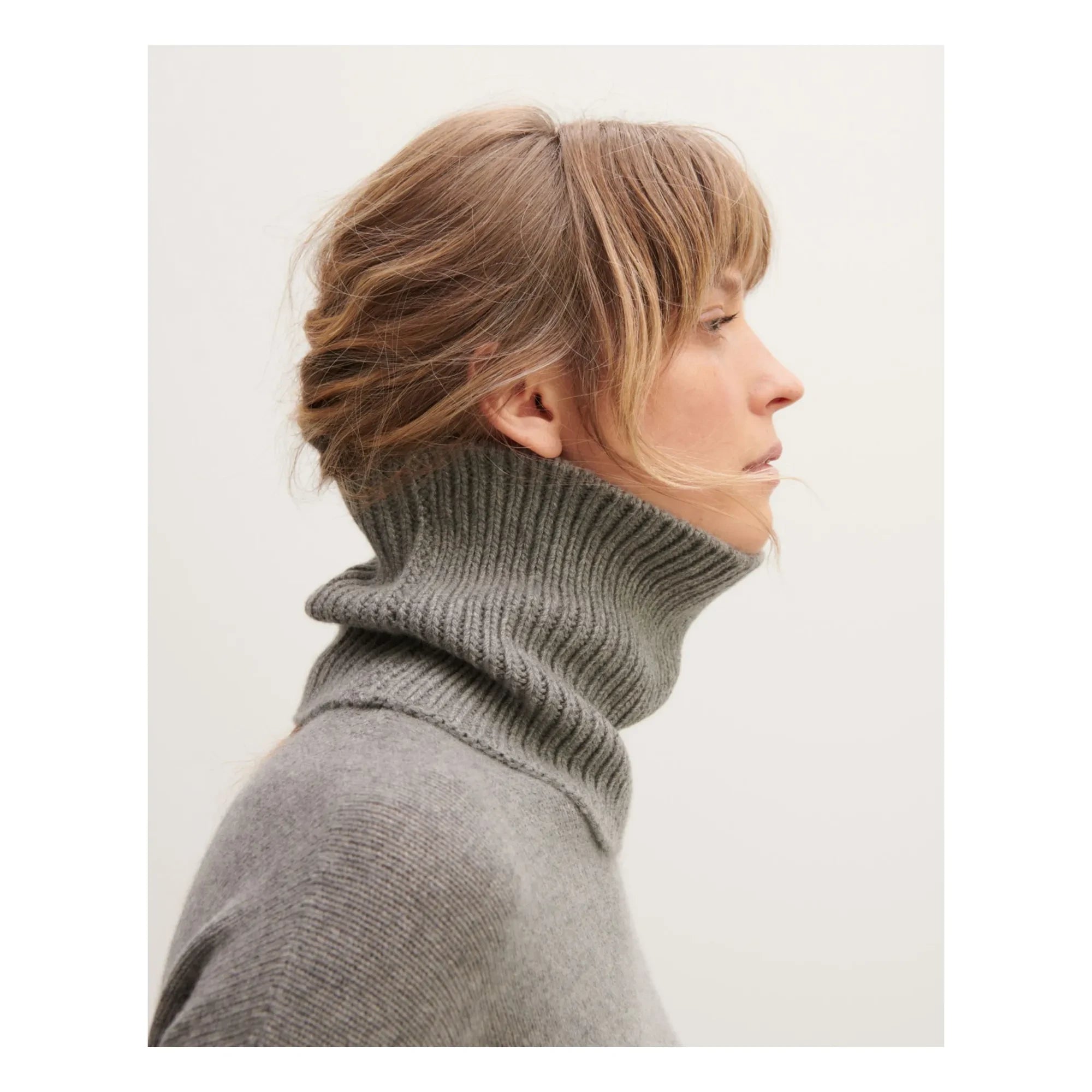 Bompard - 12-thread Cashmere Rib Choker | Silver grey