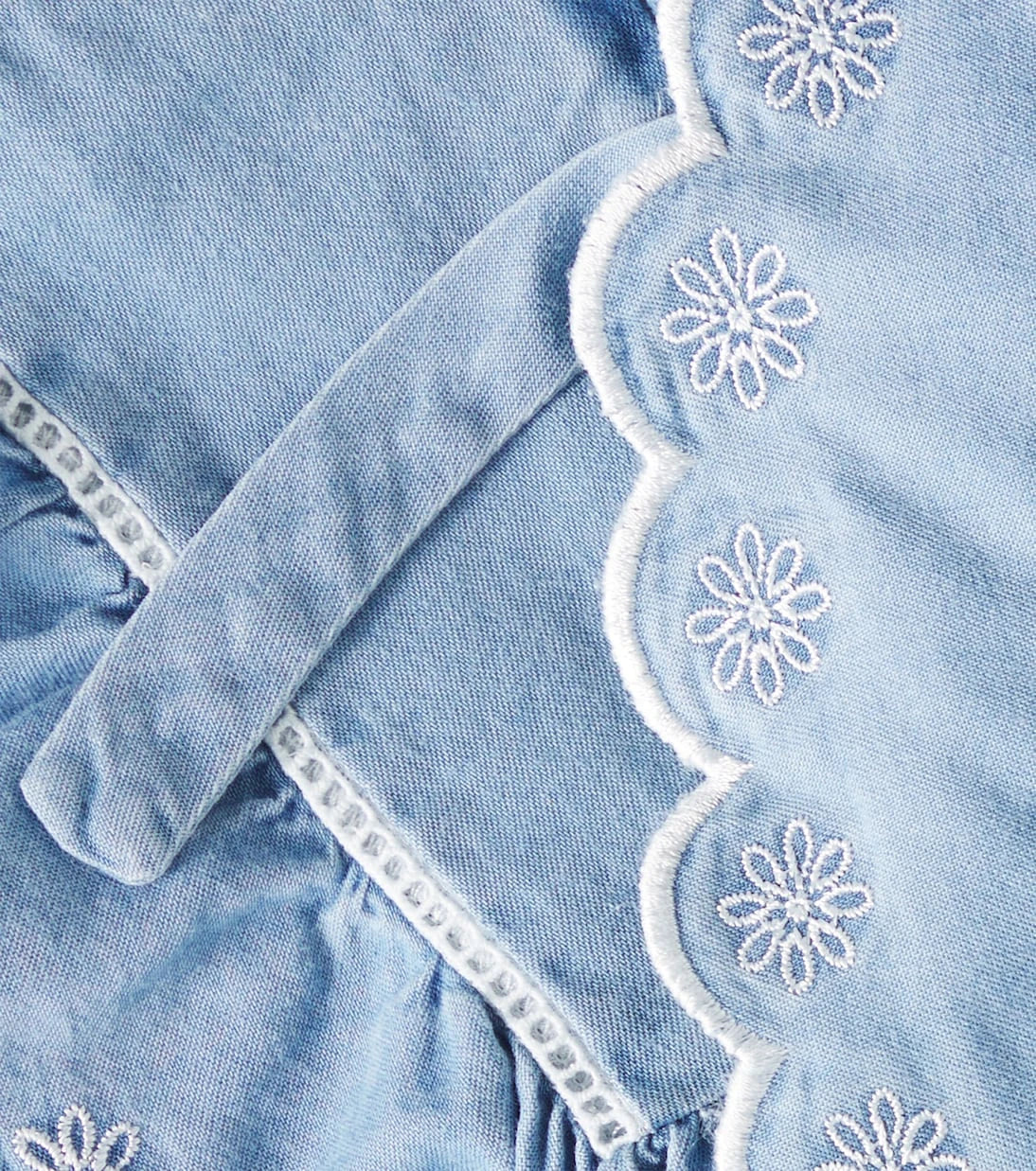 Chloé Kids - Baby  chabray dress and hat set