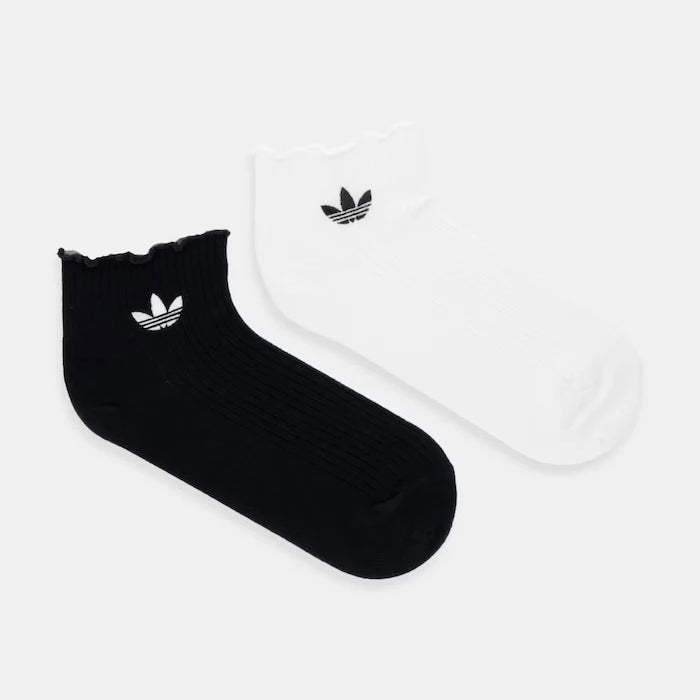 adidas Originals kadın pamuklu Ruffle çorap 2'li