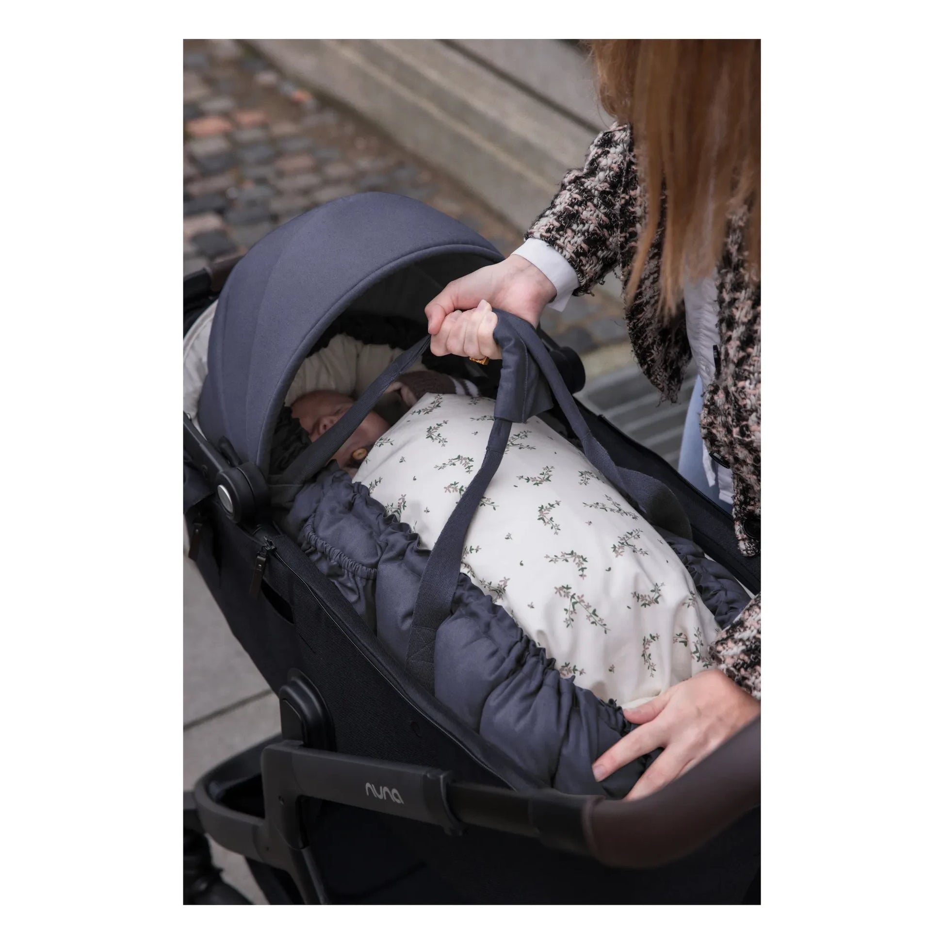 Sebra - 3-in-1 baby bassinet cover | Blue