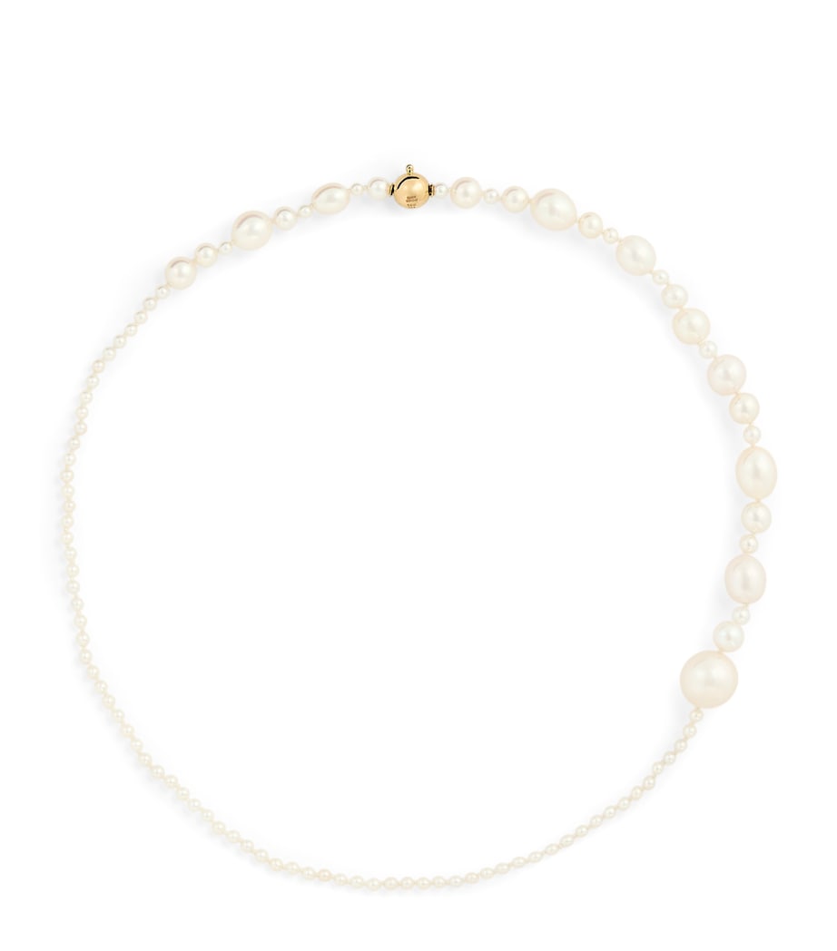 Yellow Gold and Pearl Peggy Necklace