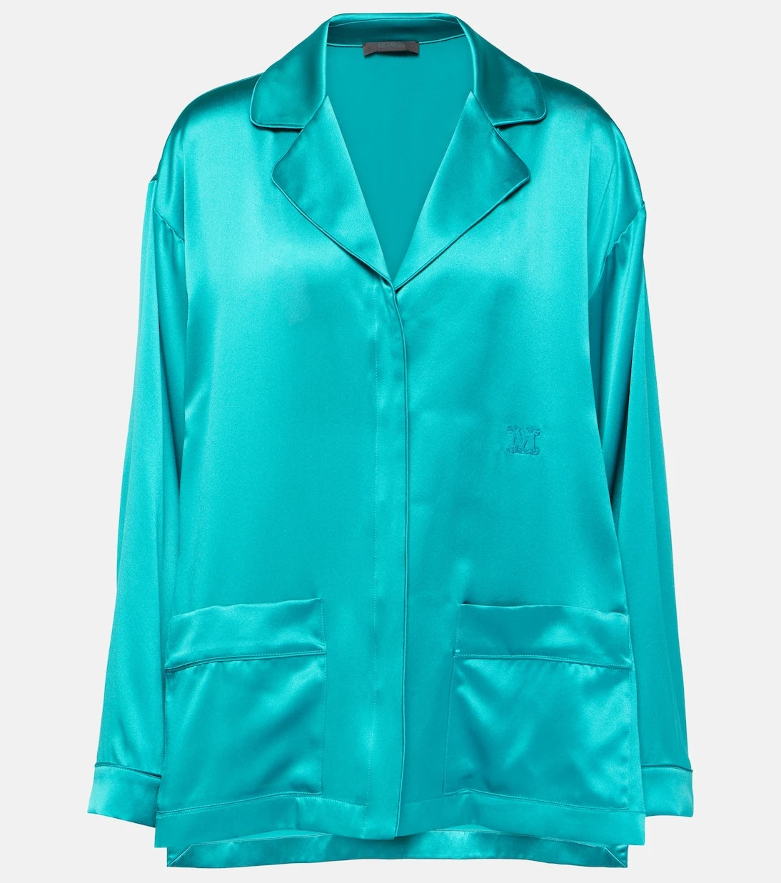 Max Mara - Elegante Vasaio silk pajama shirt