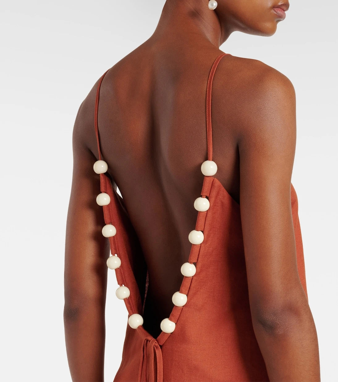Adriana Degreas - Linen-blend maxi dress