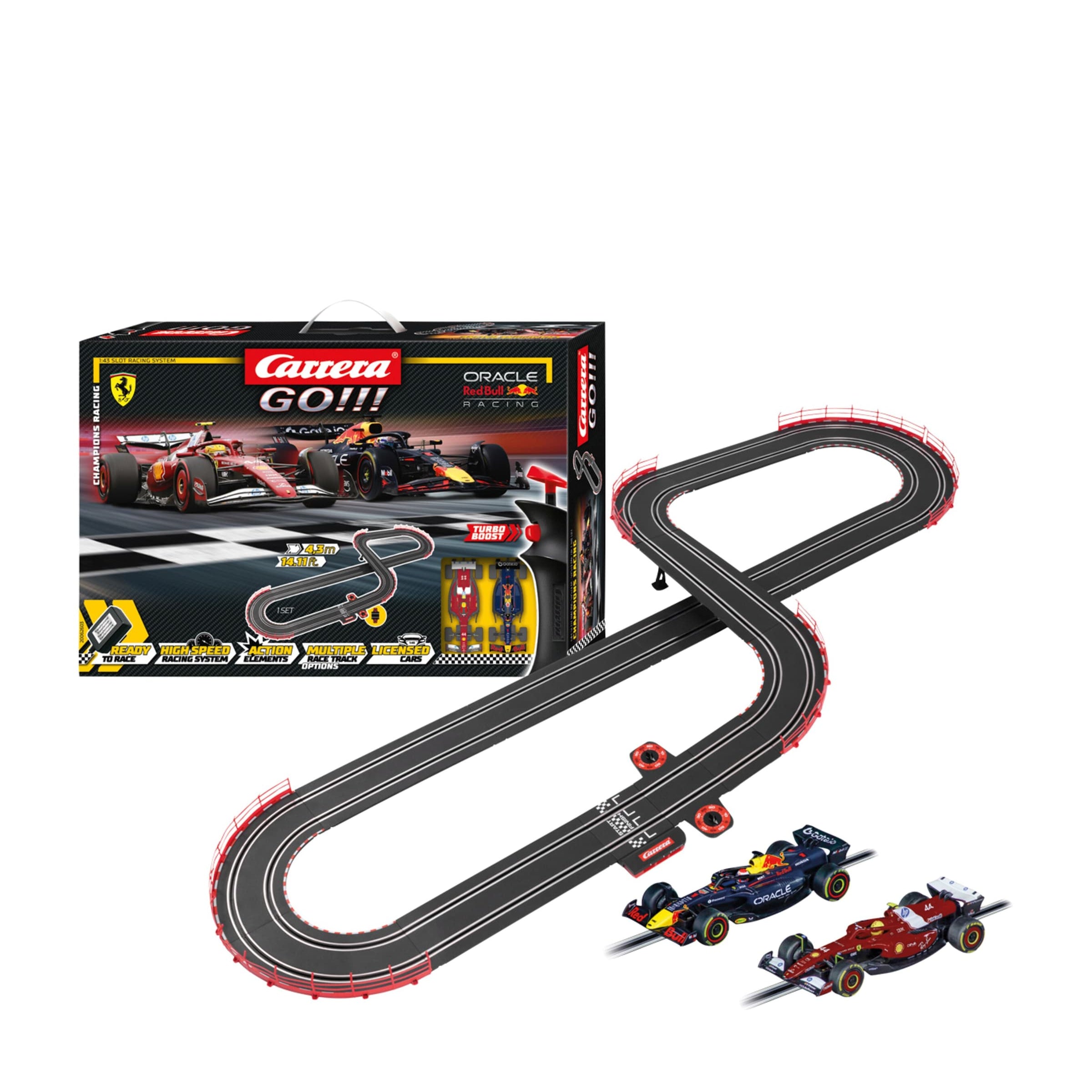 Carrera Champion's Racing GO!!! 2025 F1 Slot Racing Set