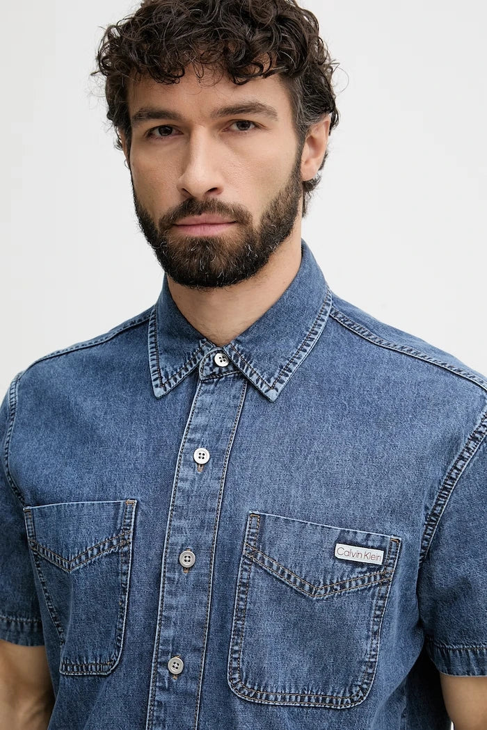 Calvin Klein Jeans Риза мъжка от деним