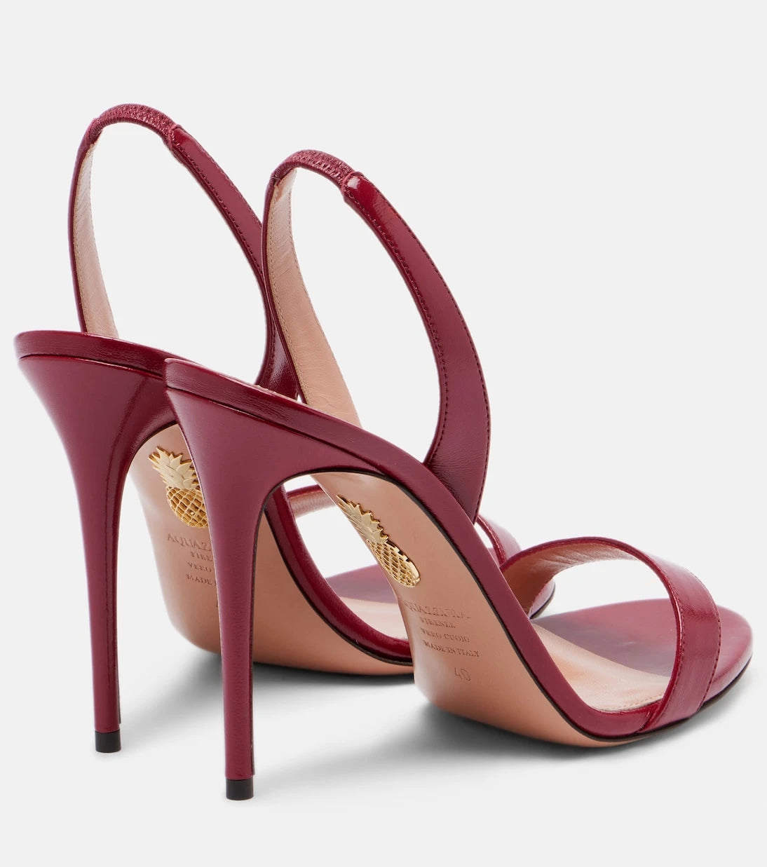 Aquazzura - So Nude 105 leather sandals