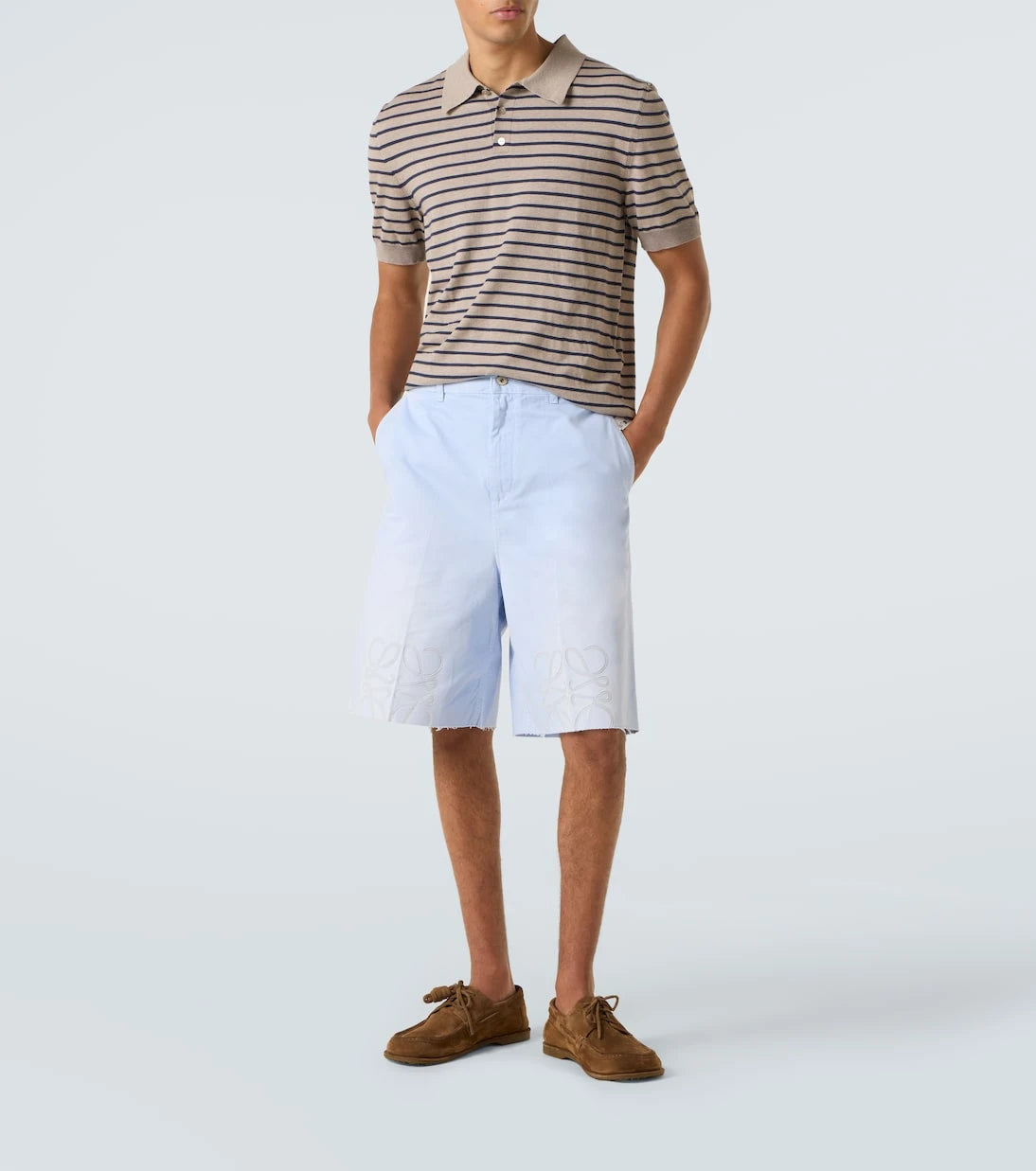 Loewe - Paula's Ibiza Campo suede boat shoes