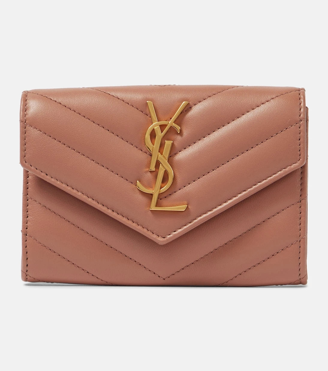 Saint Laurent - Cassandre quilted leather wallet