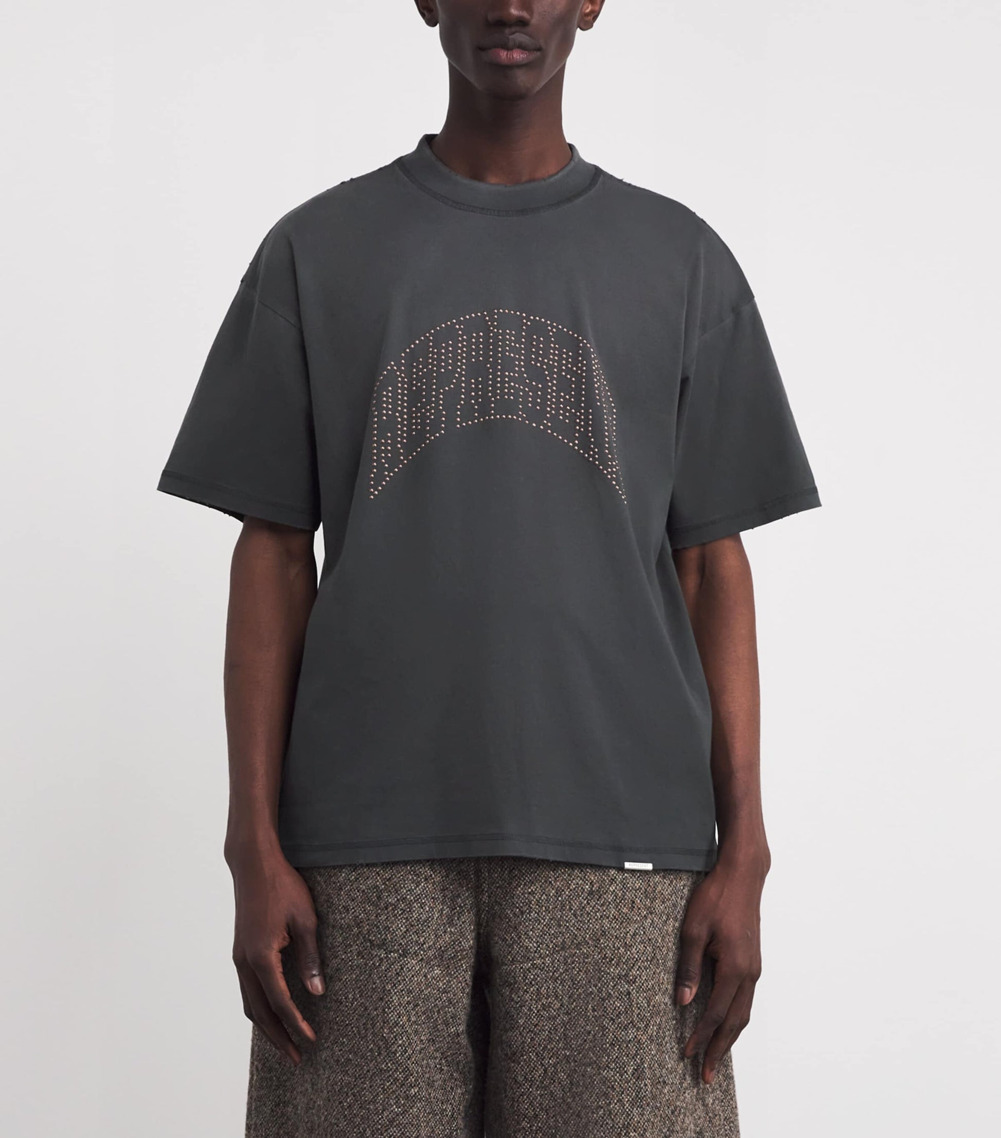 Cotton Embellished Logo T-Shirt