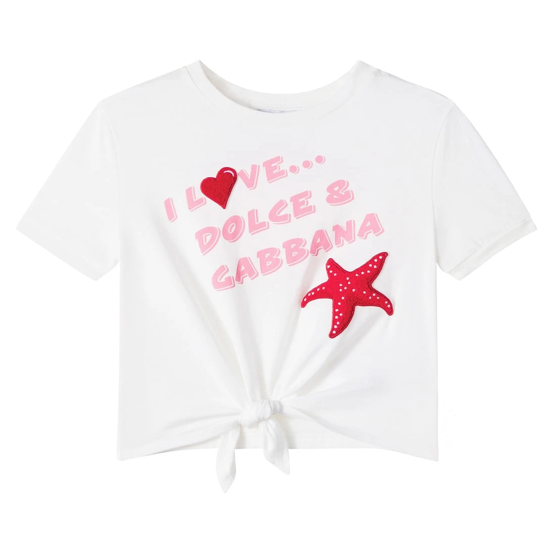 Dolce&Gabbana Kids - Printed cotton jersey T-shirt