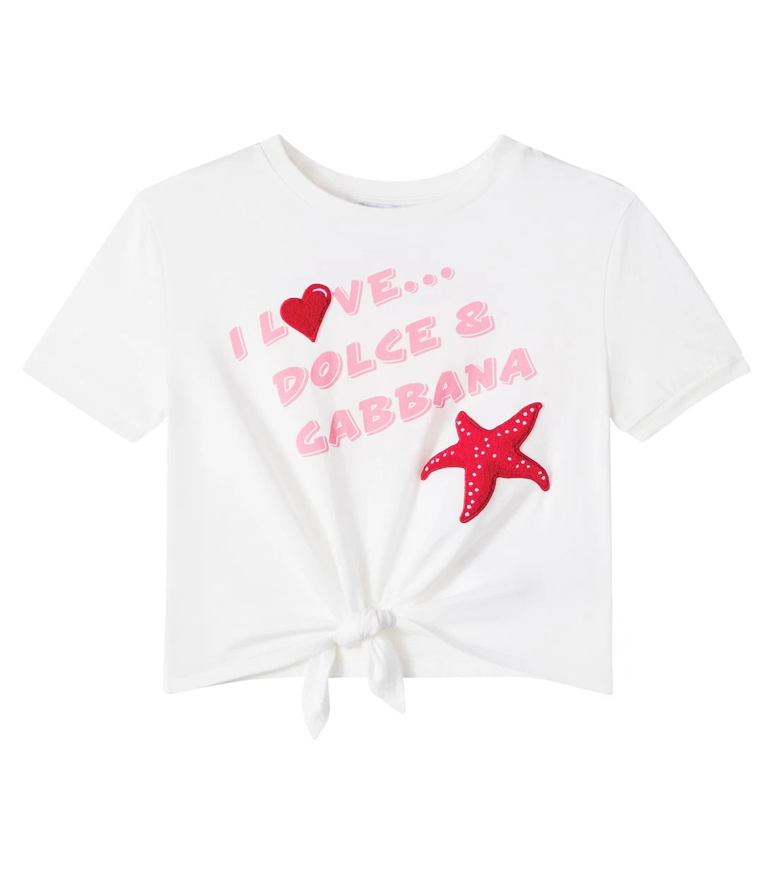 Dolce&Gabbana Kids - Printed cotton jersey T-shirt