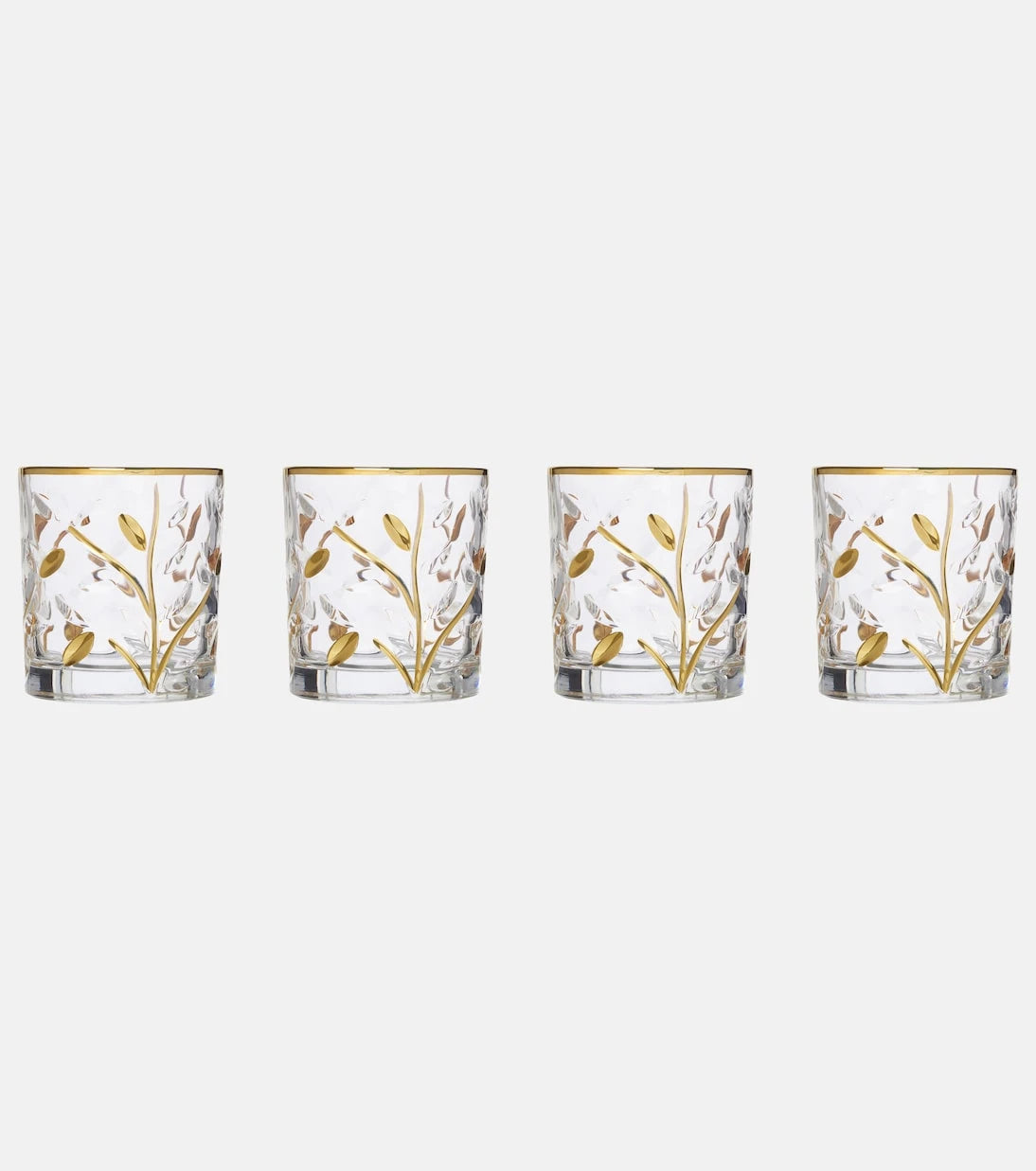 Les-Ottomans - Set of 4 crystal tumblers