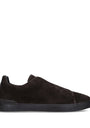 Zegna Suede Triple Stitch Sneakers