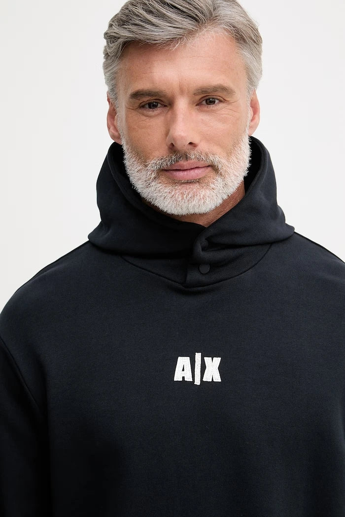 Armani Exchange Erkek Pamuklu Kapüşonlu Sweatshirt