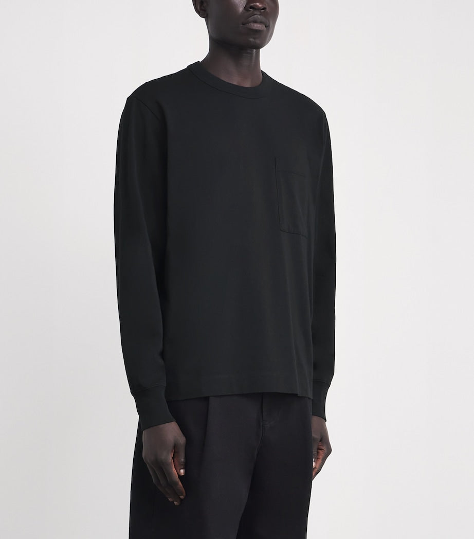 Cotton Long-Sleeve Disk Gladstone T-Shirt