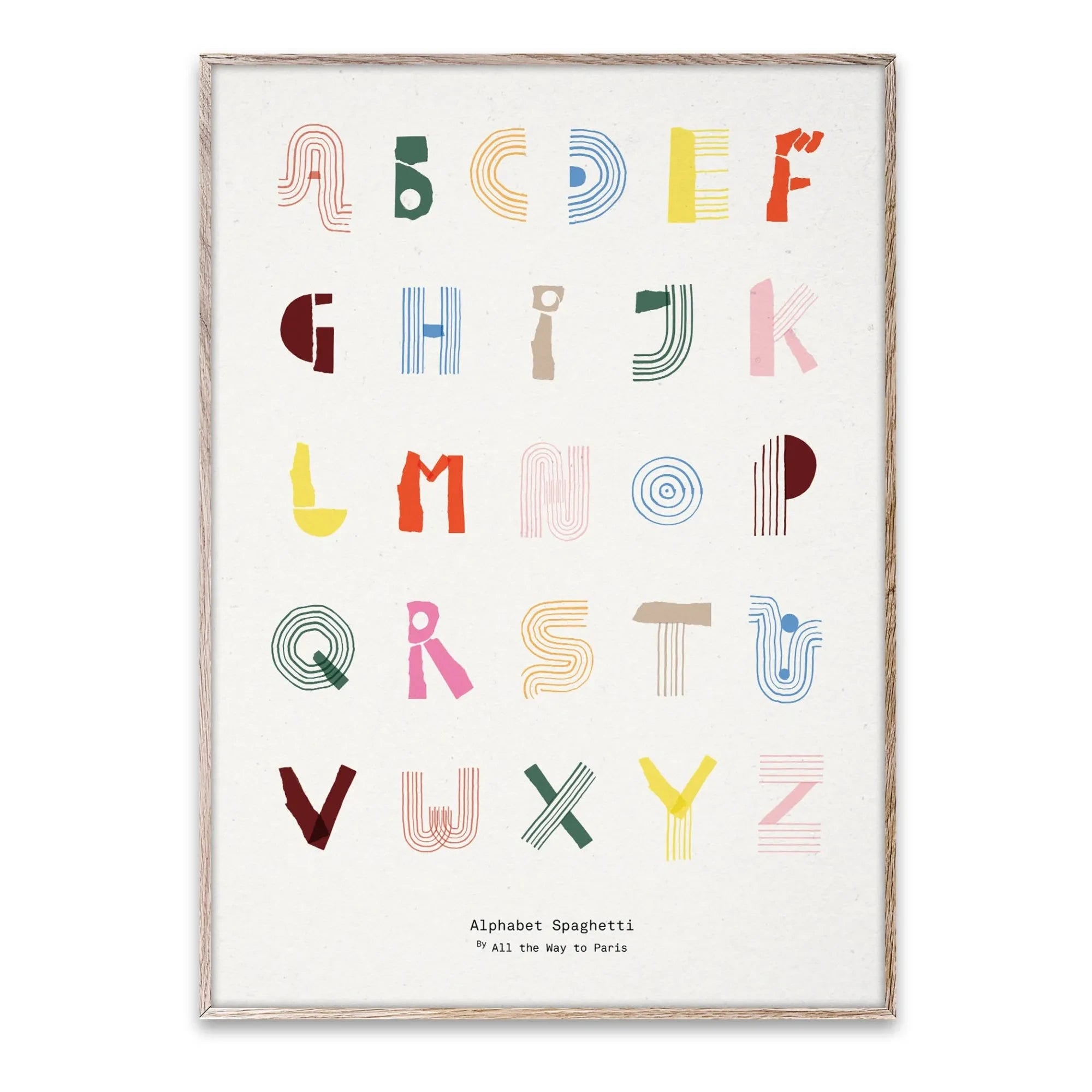 Mado - Alphabet Spaghetti Poster
