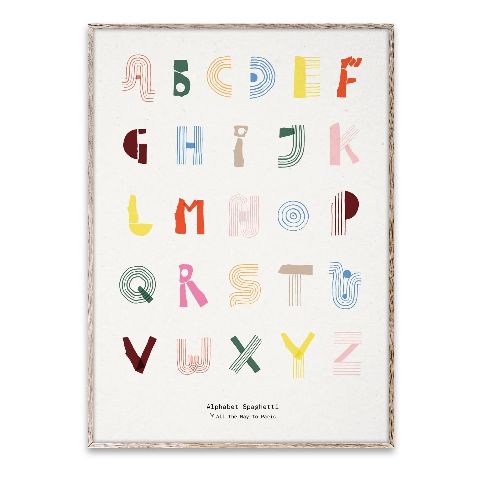 Mado - Alphabet Spaghetti Poster