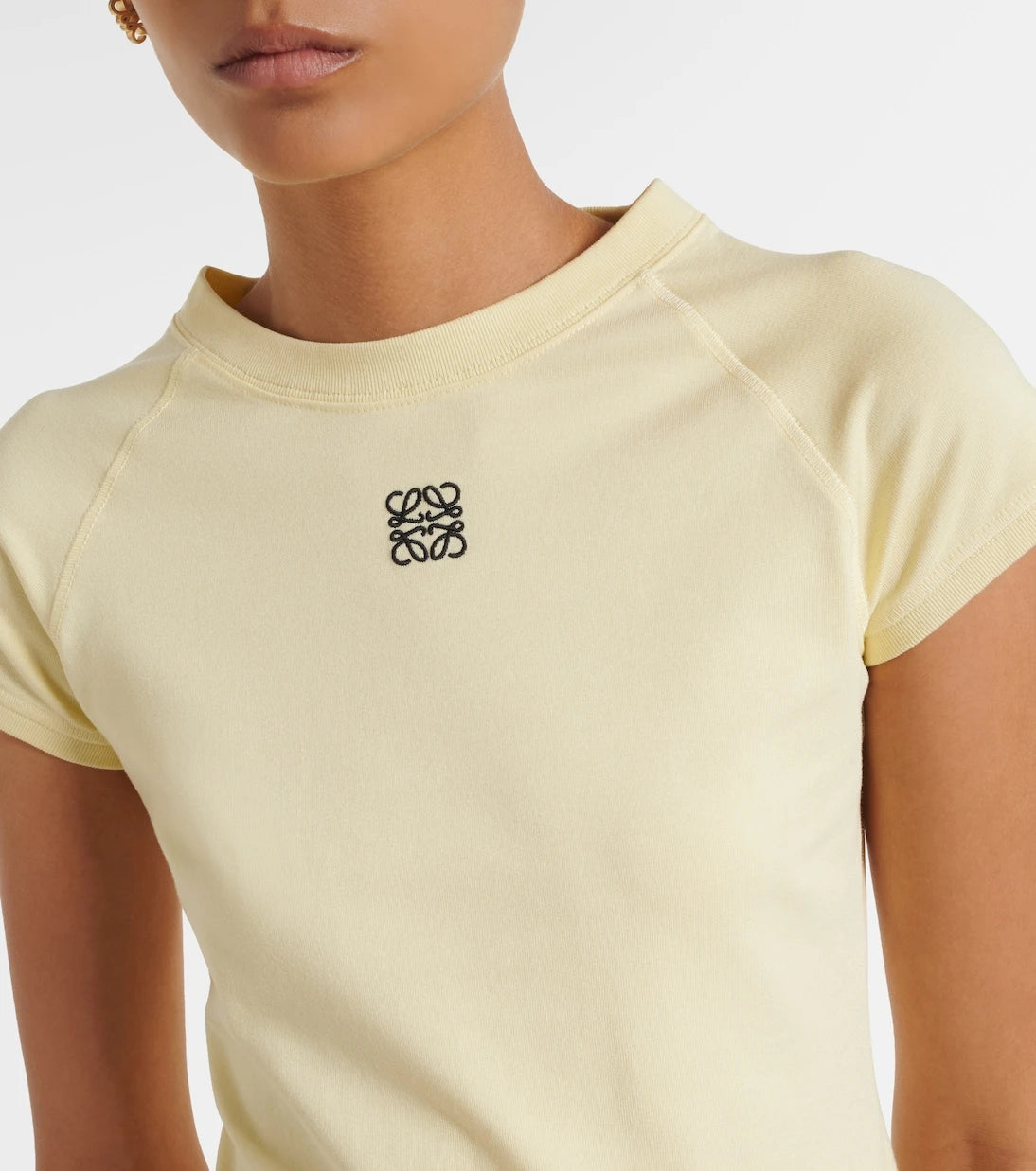 Loewe - Anagram cotton-blend T-shirt