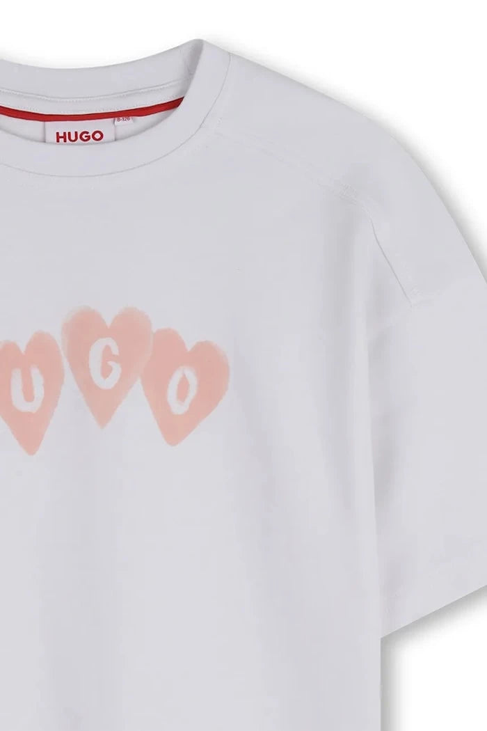 Детска памучна тениска HUGO