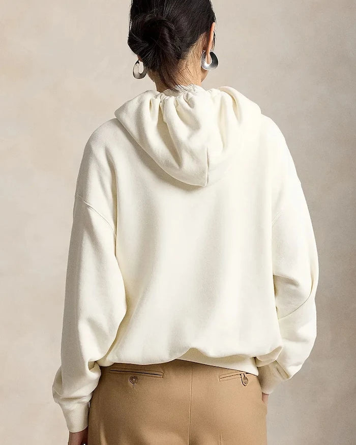 Polo Ralph Lauren kadın kapüşonlu pamuklu sweatshirt
