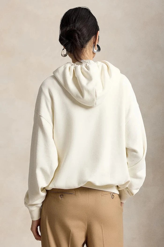 Polo Ralph Lauren kadın kapüşonlu pamuklu sweatshirt