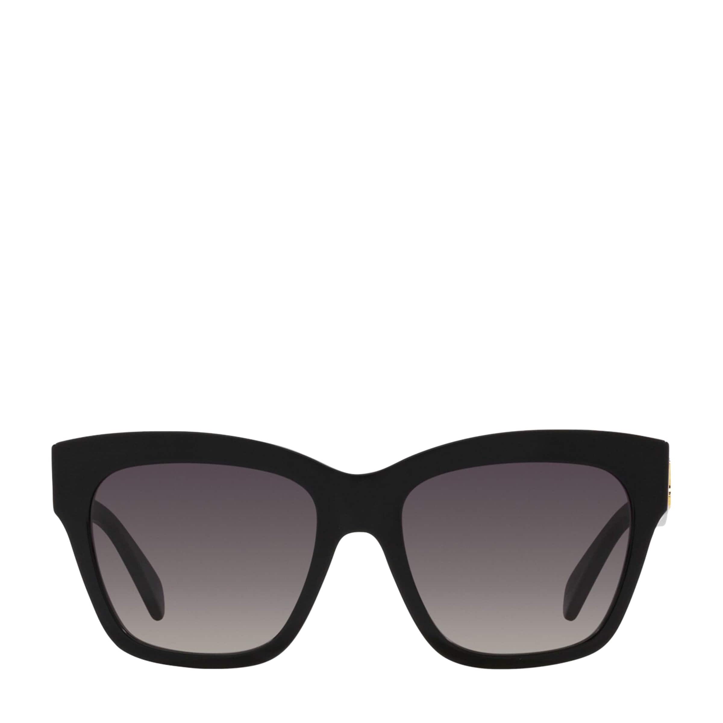Celine Black Triomphe Square Sunglasses