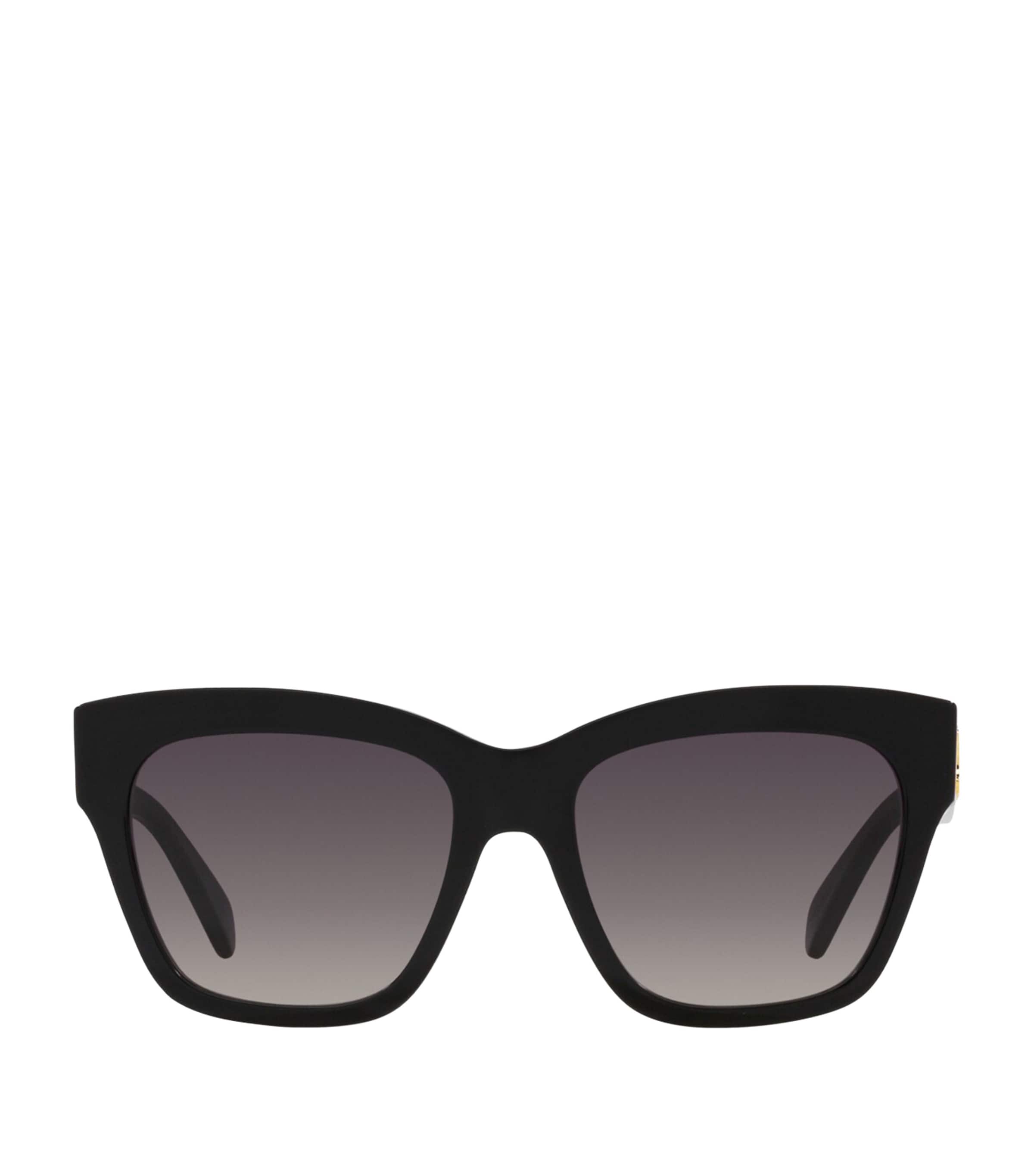 Celine Black Triomphe Square Sunglasses