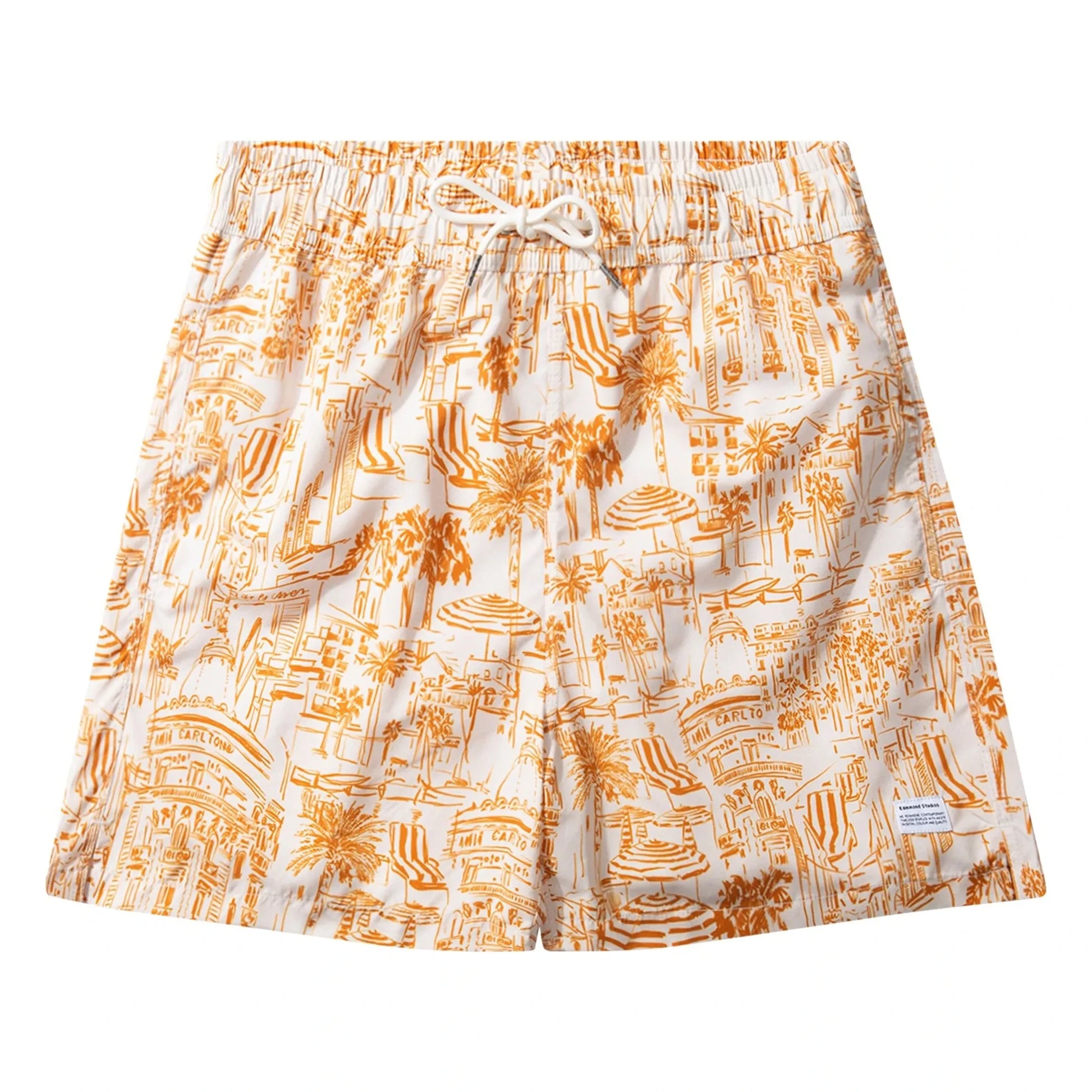 Edmmond Studios - Tourists Swim Shorts | Orange