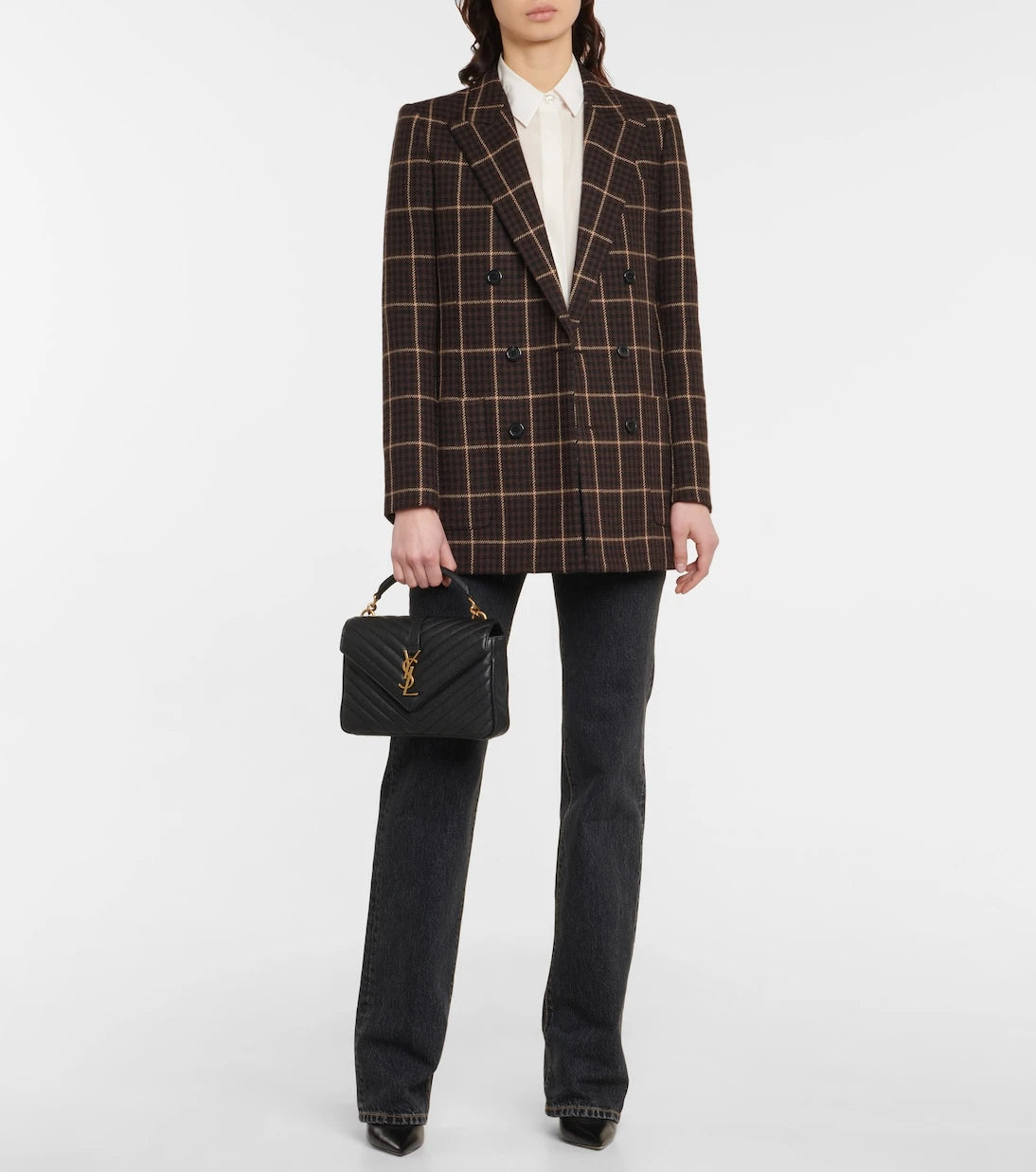 Saint Laurent - Collège Medium leather shoulder bag