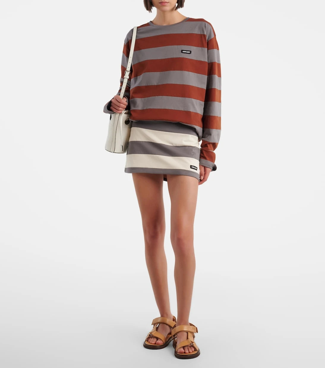 Miu Miu - Leather bucket bag