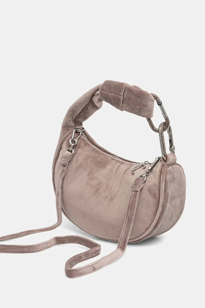 Juicy Couture kadife kadın hobo çanta Blossom