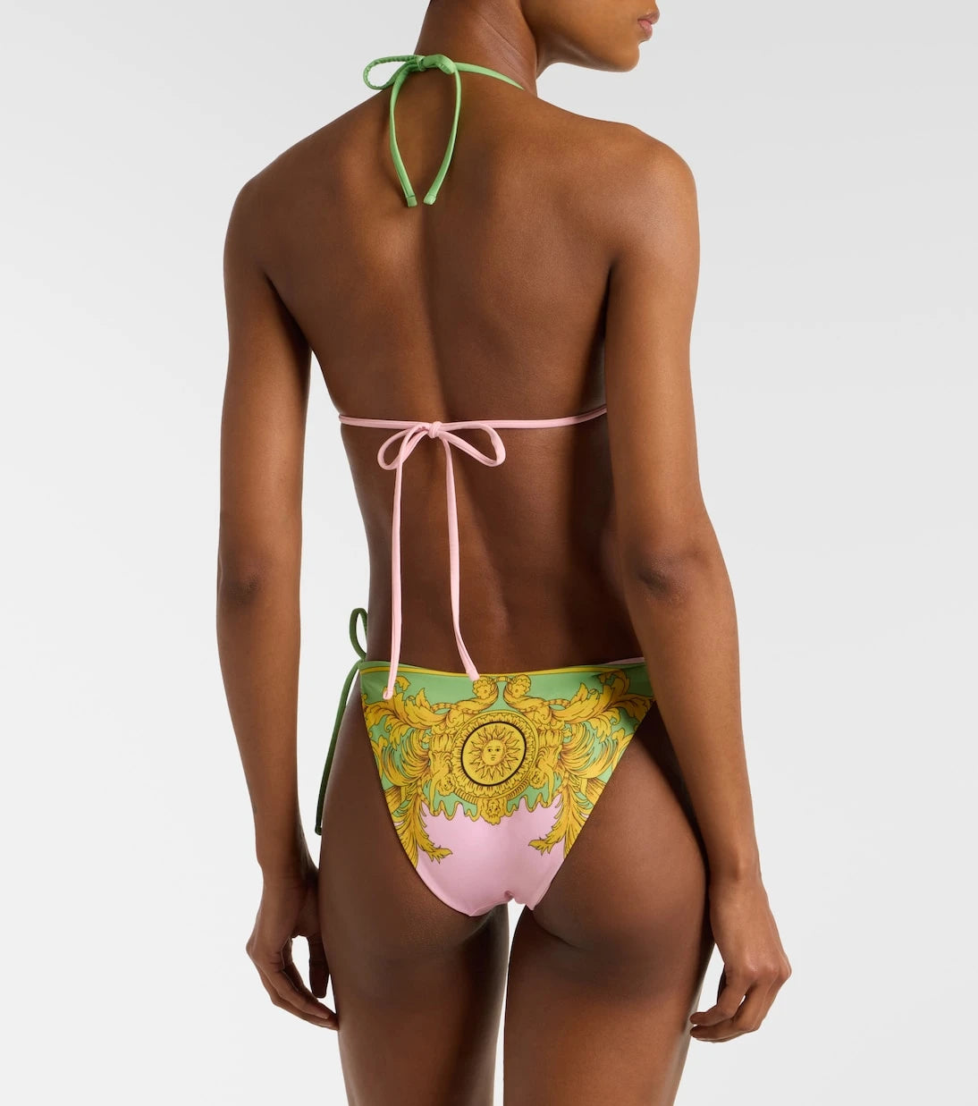 Versace - Printed bikini top