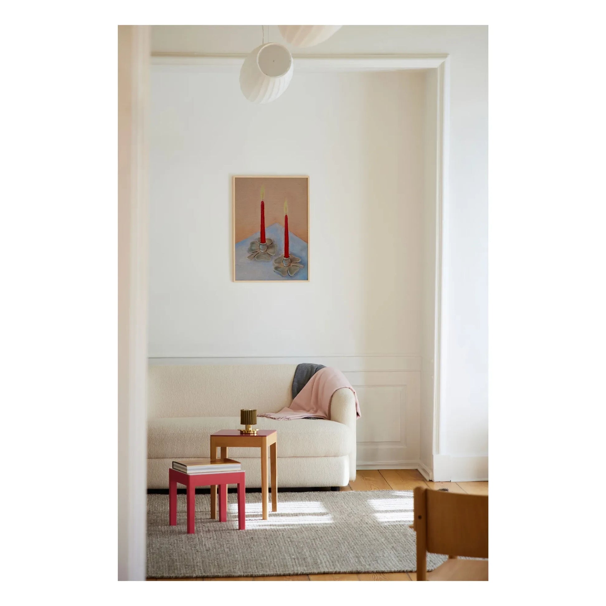 Paper Collective - Lucky Light poster, Beth Kay | Red