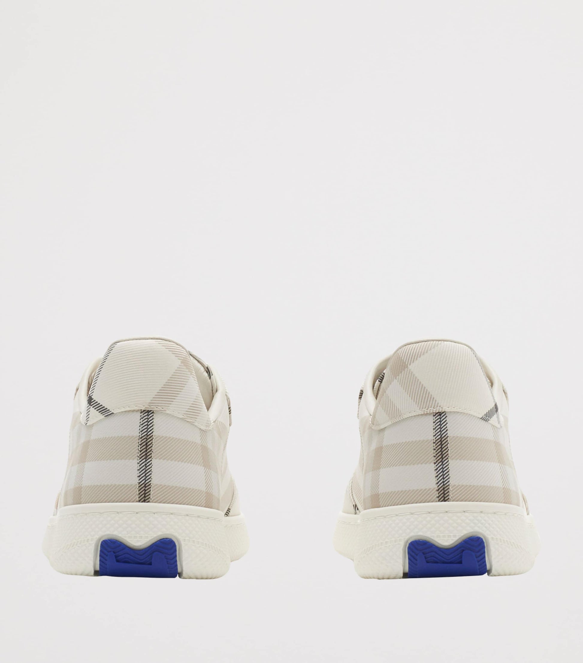Burberry White Check Terrace Sneakers