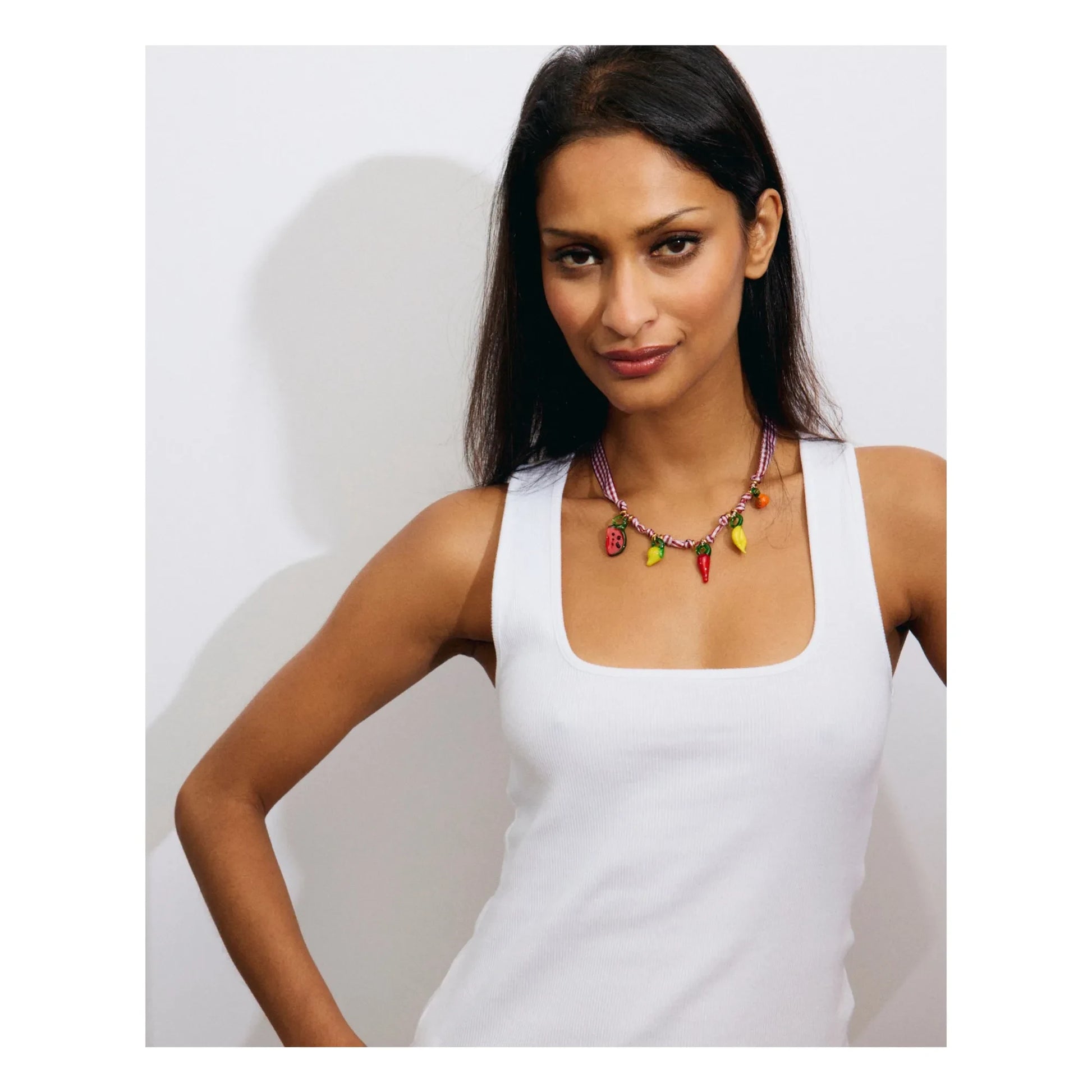 Palas - Picnic necklace | Red