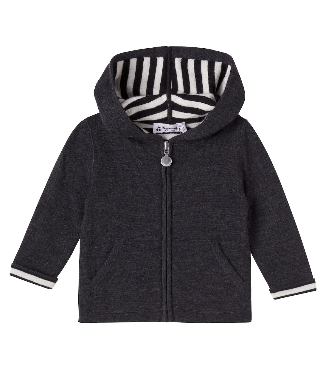 Bonpoint - Baby Alexandros wool zip-up sweater