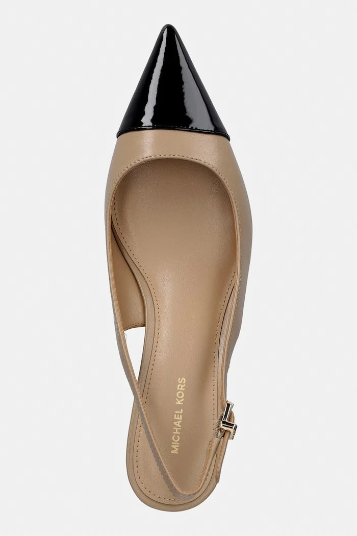 Обувки с тънък ток MICHAEL Michael Kors Amara Toe Cap Sling Pump