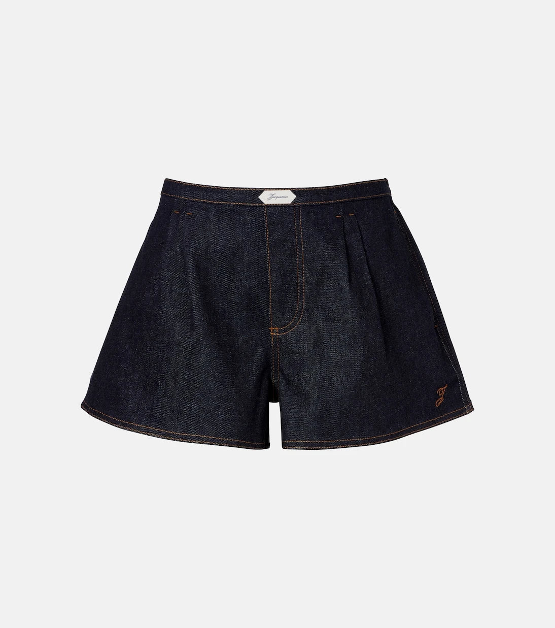 Jacquemus - Logo denim shorts