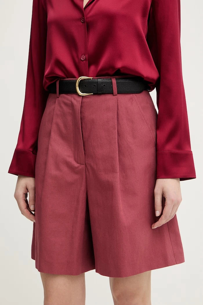 Къс панталон с лен Weekend Max Mara ECUBA