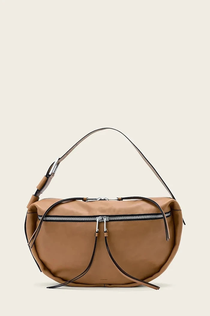 AllSaints шопинг чанта дамска от кожа
