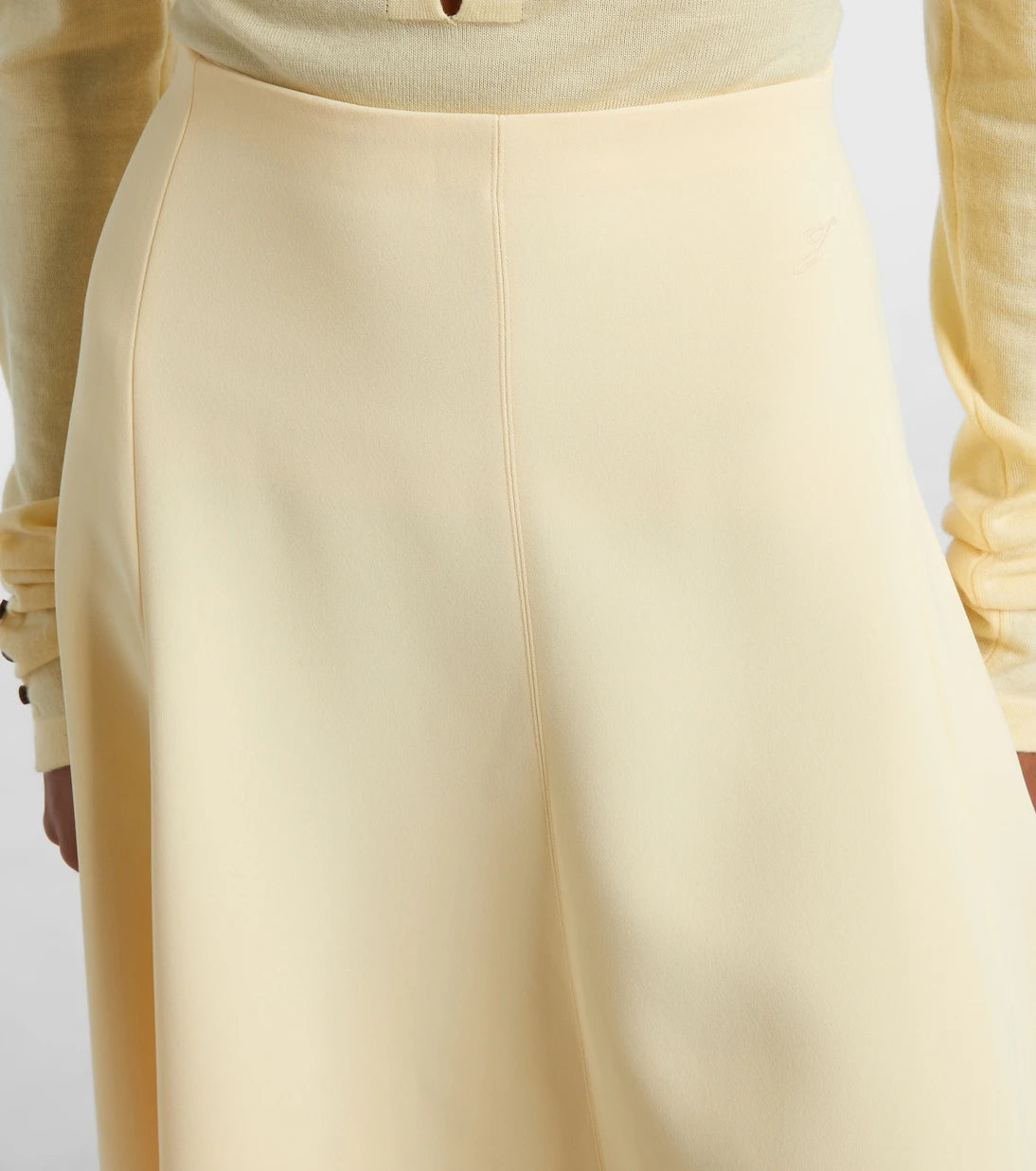 Jacquemus - Triangle midi skirt