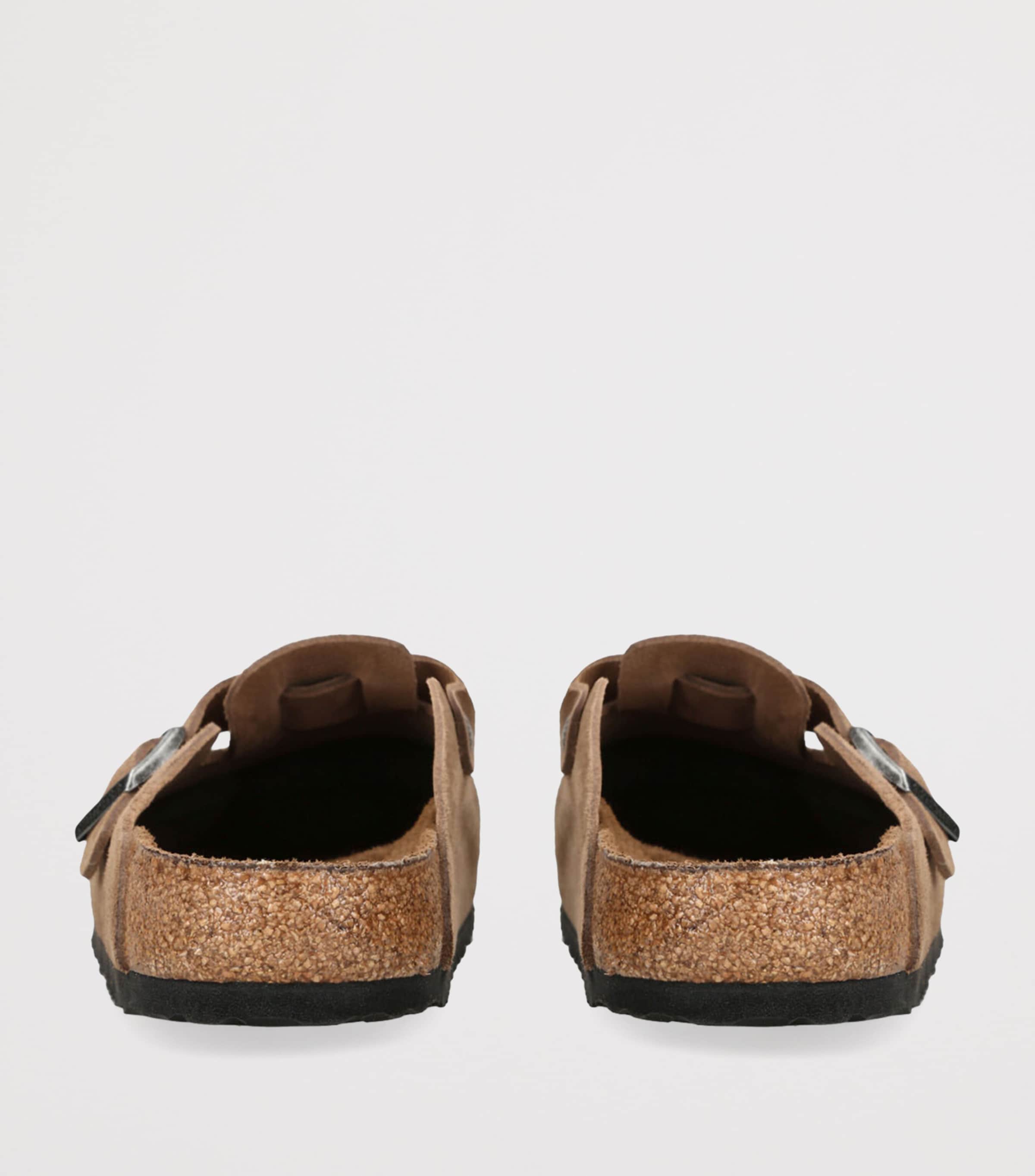 Suede Boston Clogs