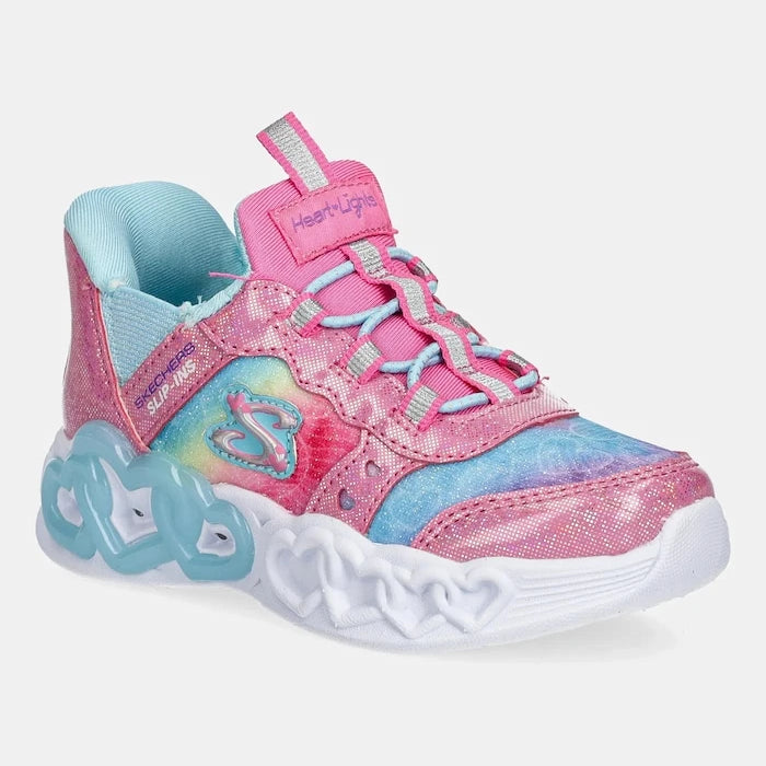 Детски маратонки Skechers INFINITE HEART LIGHTS ETERNAL SHIMMER