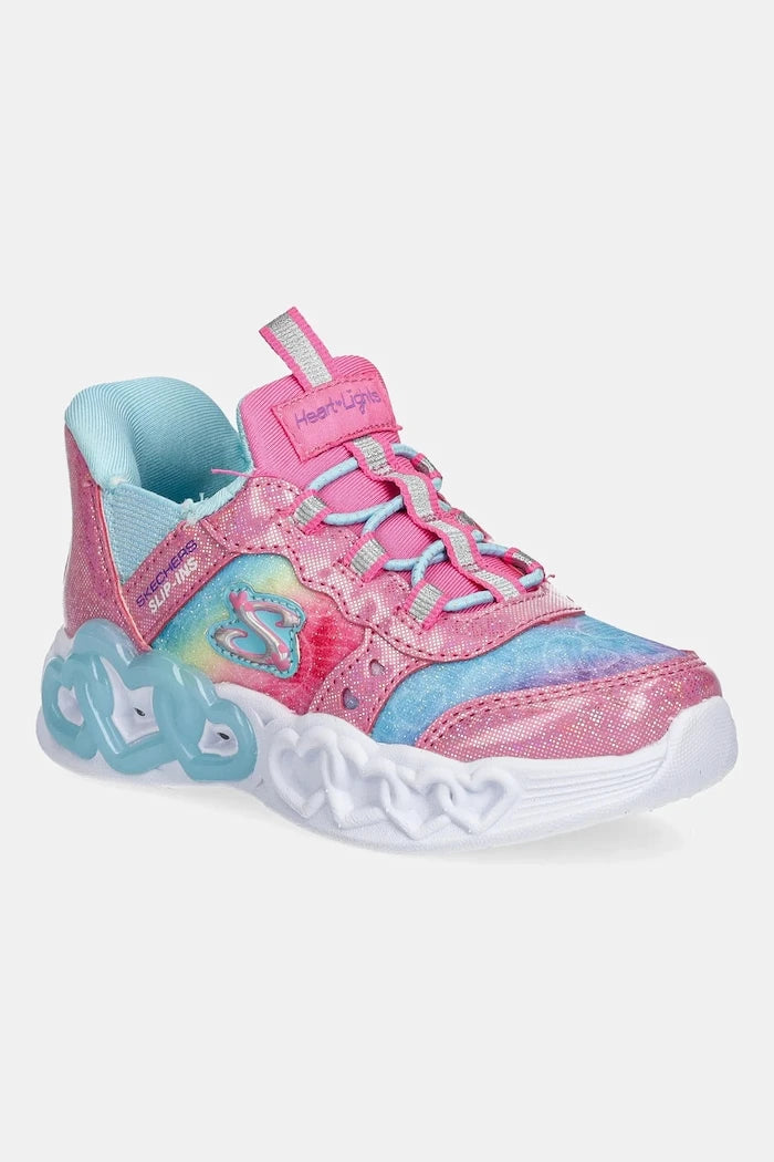 Детски маратонки Skechers INFINITE HEART LIGHTS ETERNAL SHIMMER