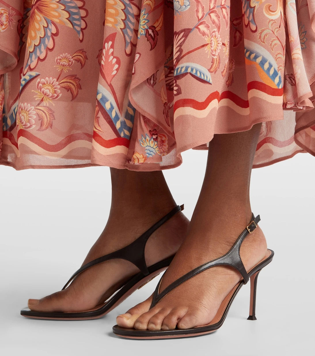 Aquazzura - Bikini leather thong sandals