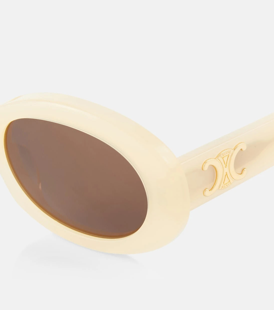 Celine Eyewear - Triomphe 01 oval sunglasses